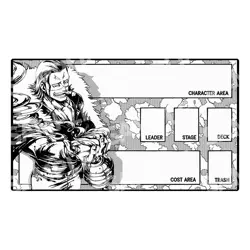 OPCG Mr.0 Crocodile Playmat One Piece PTCG Trading Card Game Mat Playmat+Bag - Image 1
