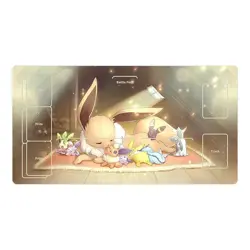 Pokemon Playmat Eevee Trading Card Game Mat Playmat Mousepad Table Pad - Image 1
