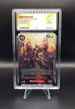 WarGreymon - BT14-101 SEC Parallel - ACE Grade 9 MINT - Digimon Card Game - Image 1