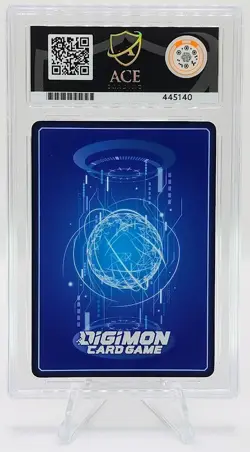 WarGreymon - BT14-101 SEC Parallel - ACE Grade 9 MINT - Digimon Card Game - Image 4