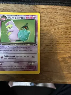 Pokemon Cards: Team Rocket 1st Edition Rare Holo: Dark Slowbro 12/82 - Image 3
