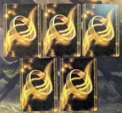 The Lord of The Rings LCG Fellowship Event Kit 2020 5 Hero Promo Cards - Image 2
