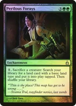 Ravnica: City of Guilds MTG FOIL Perilous Forays Magic - Image 1