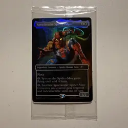 Magic The Gathering Marvel Legends Spectacular Spider-Man Promo #0002 Sealed - Image 1