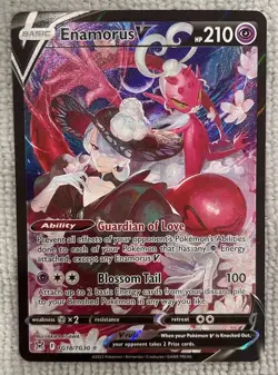 Enamorus v TG18/TG30 Pokemon TCG Lost Origin Trainer Gallery Holo Ultra Rare NM - Image 1
