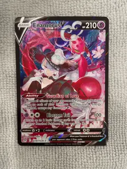 Enamorus v TG18/TG30 Pokemon TCG Lost Origin Trainer Gallery Holo Ultra Rare NM - Image 2