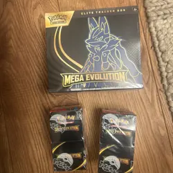 Pokemon TCG Mega Evolutions Half Booster Box 18 Packs Bundle - Image 1