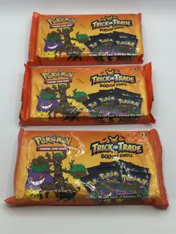 3 Pokemon TCG - Trick or Trade Booster Boxes 2024 - Bundle of 105 Mini Packs - Image 1