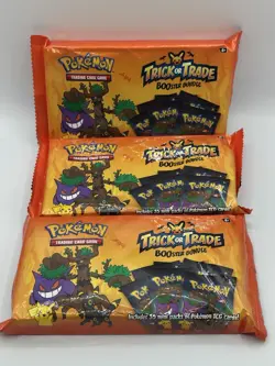 3 Pokemon TCG - Trick or Trade Booster Boxes 2024 - Bundle of 105 Mini Packs - Image 3