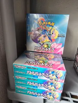 US Seller Sealed Japanese Battle Partners Booster Box Pokemon SV9 - Image 1