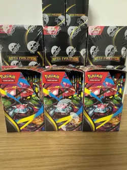 3X Pokemon TCG Mega Evolutions Half Booster Box | Unsealed | (54 Packs Total)🔥 - Image 2