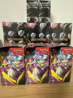 3X Pokemon TCG Mega Evolutions Half Booster Box | Unsealed | (54 Packs Total)🔥 - Image 4