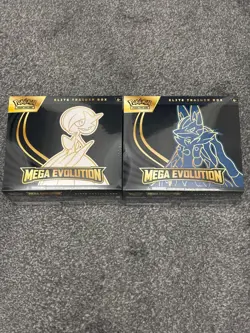 Pokemon TCG Mega Evolutions Lucario + Gardevoir Elite Trainer Box ETB New Sealed - Image 1