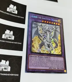 Albion The Sanctifire Dragon | MP24-EN082 | Prismatic Secret Rare | NM | YuGiOh! - Image 1