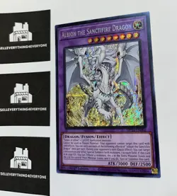 Albion The Sanctifire Dragon | MP24-EN082 | Prismatic Secret Rare | NM | YuGiOh! - Image 4