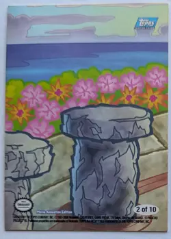 Topps Pokemon the Movie 2000 Sticker card: Misty & Articuno (2 of 10) - Image 2