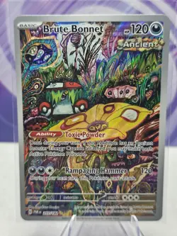 Pokemon TCG Brute Bonnet Illustration Rare Holo Card 207/182 Sv04: Paradox Rift - Image 1