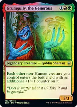 Grumgully, the Generous FOIL Throne of Eldraine NM Uncommon CARD ABUGames - Image 1