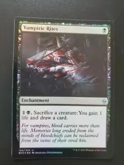 Vampiric Rites x1 NM FOIL Battle for Zendikar ENGLISH - Image 1