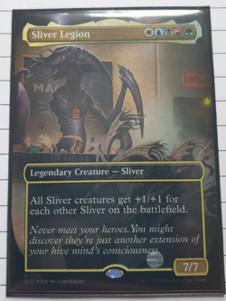 MTG Borderless Foil - Sliver Legion - Secret Lair [Good Condition] - Image 1