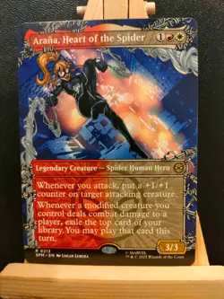 Arana, Heart of the Spider (Borderless) - Marvel's Spider-Man - Rare - NM - MTG - Image 1