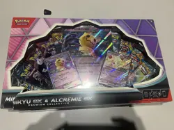 Pokemon Mimikyu ex & Alcremie ex Premium Collection Box 10 Booster Packs *READ - Image 1