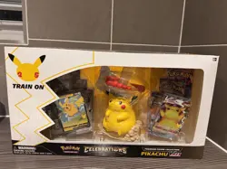 NEW SEALED Pokemon TCG 25th Celebrations Pikachu VMax Premium Figure Collection - Image 1