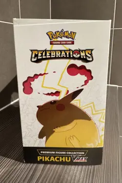 NEW SEALED Pokemon TCG 25th Celebrations Pikachu VMax Premium Figure Collection - Image 4
