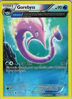 Gorebyss 52/160 Rare - Pokemon TCG XY: Primal Clash - Reverse Holo (NM) - Image 1