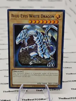 BLUE-EYES WHITE DRAGON (SDBE-EN001) Ultra Rare Yu-Gi-Oh LP - Image 2