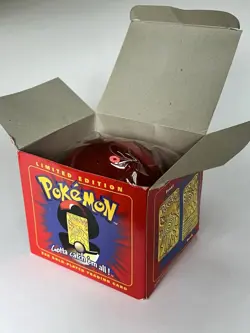 1999 Sealed Pokemon POLIWHIRL Burger King 23k Gold Plated Card Pokeball in Box - Image 5