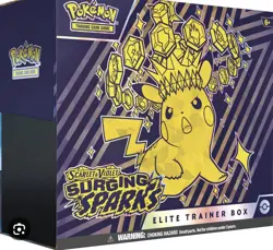 Pokemon TCG Surging Sparks Elite Trainer Box ETB New/Sealed Trading Card Game - Image 1