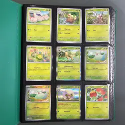🔥Prismatic Evolutions Part Complete set + 9 Pocket Binder - Pokemon Card TCG - Image 1