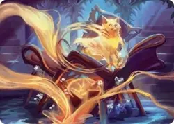 Inquisitive Glimmer Art Card 17 MTG NM ASDSK - Image 1