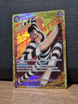 Mr.2 Bon Kurei (Bentham) Bon Clay EB01-061 One Piece Card TCG PRB02 (Reprint) - Image 2
