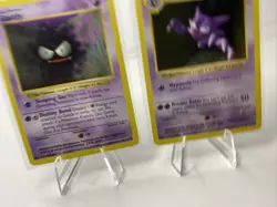 Pokemon 1999 Shadowless Base Set - Haunter & Gastly cards - mint pair - Vintage - Image 1