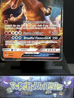 Pokemon Card Charizard GX SM195 Detective Pikachu Black Star Promo Played - Image 4