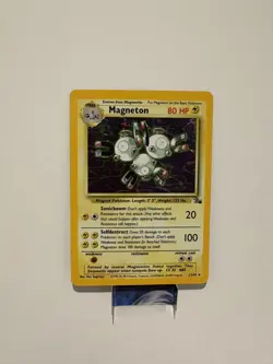 Pokemon TCG Magneton Fossil Holo Card 11/62 Unlimited Holo Rare NM/MINT - Image 1