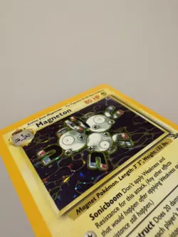 Pokemon TCG Magneton Fossil Holo Card 11/62 Unlimited Holo Rare NM/MINT - Image 3