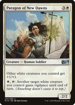 Paragon of New Dawns 23 MTG 2x NM Magic 2015 (M15) - Image 1
