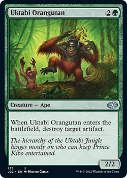 Magic MTG - Orang-outang de l'Ouktabi - Jumpstart 2022 - MINT/NMINT - FR - Image 1