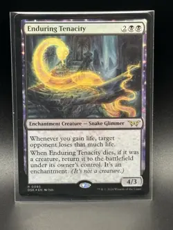 2024 Magic Duskmourn: House Of Horror - #95 Enduring Tenacity Foil - NM - Image 1