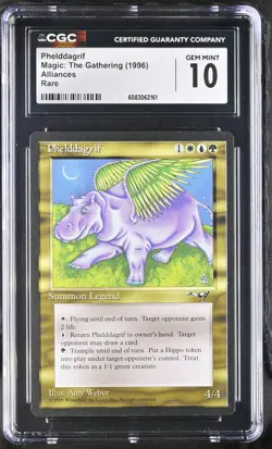 PHELDDAGRIF Alliances Rare Reserved List CGC 10 Vintage MTG [Nostalgium] - Image 1