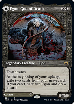 Magic MTG - Egon, God of Death // Throne of Death - MINT/NMINT - EN - Image 1