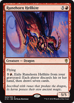 Magic MTG - Escouflenfer cornerune - Commander 2016 - MINT/NMINT - FR - Image 1
