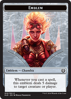 Magic MTG - Emblem Chandra, Torch of Defiance - Kaladesh - MINT/NMINT - EN - Image 1
