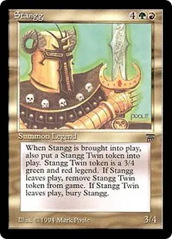 Magic MTG - Stangg - Legends - MINT/NMINT - IT - Image 1