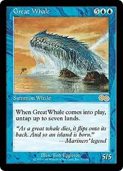 Magic MTG - Great Whale - Epopee d'Urza - PLAYED - EN - Image 1