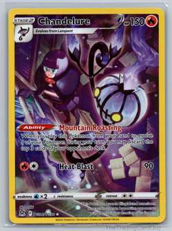 Chandelure TG04/TG30 Lost Origin trainer Gallery Holo Rare Card Pokemon TCG NM - Image 1