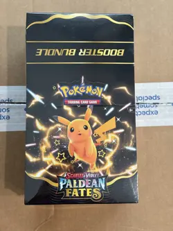 Pokemon Paldean Fates Booster Bundle Display Factory Sealed (small cut in wrap) - Image 1